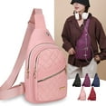thumbnail image 5 of Women's Crossbody Bag Large Capacity Shoulder Purse Casual Niche Design Commuter Work Travel Handbag Zippered Closure Vegan Leather Soft Faux Suede Adjustable Strap Everyday Essential Tote, 5 of 5
