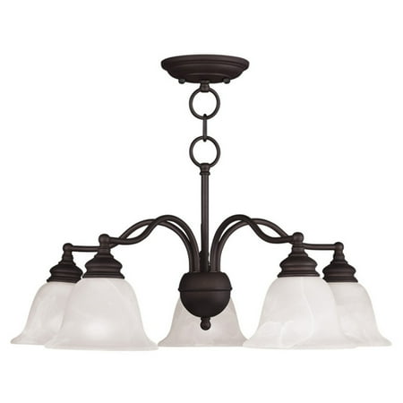 

Livex Lighting Essex 5 Light Convertible Chandelier/Ceiling Mount