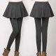 thumbnail image 2 of Gibobby Leggings de verano para mujer Falda de terciopelo de invierno para mujer, pantalones ajustados, mallas, pantalones gruesos elásticos ajustados de otoño (Gris, L), 2 of 5
