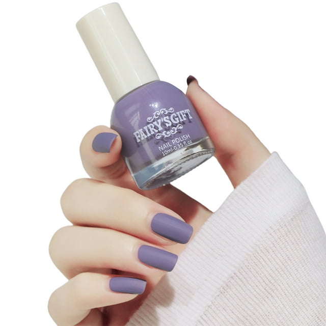 Flmtop 10ml Vernis à Ongles Mat Imperméable Séchage Rapide Résine Ensemble de Vernis à Ongles Mat pour Beauté