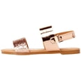 thumbnail image 3 of bebe Girls Metallic Sandals with Chunky Glitter Strap (Little Kid/Big Kid), 3 of 6