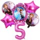 thumbnail image 3 of 6 piezas de globos de la princesa Aisha de Frozen, decoración para fiestas de cumpleaños de niñas y niños, globos con números de aluminio, globos para baby shower, 3 of 5
