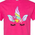 thumbnail image 4 of Inktastic Unicorn Face T-Shirt, 4 of 5