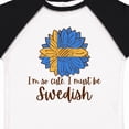 thumbnail image 4 of Inktastic I'm So Cute, I Must Be Swedish Sunflower Boys or Girls Toddler T-Shirt, 4 of 5