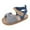 w93# Light blue128, variant on Wuxian Girls Baby Sandals Summer Fashion Denim Cute Bow Lace Trim Adjustable Ankle Strap Open Toe Comfortable Flat Thick Soles Shoes Non- Lightweight Princess Sandals Footwear,Blue,0-6 Months