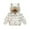 White, variant on Winter Down Coats For Kids Baby Girls Light Jacket Cute Cartoon Bear Hoods Outerwear Blue 130(5 Years-6 Years)