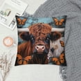 thumbnail image 2 of ONETECH  Highland Cow Pillow Covers Highland Cattle Decorative Throw Pillow Covers Cases Home Decor Animal Cowhide Western Decor Cushion Case for Couch Sofa Outdoor, 2 of 5
