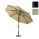 11' Aluminium Marché Umbrella Collier Inclinaison DV Mat Noir/pacifica/violet – image 1 sur 2