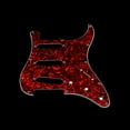 thumbnail image 2 of Zootealy Electric Guitar Pickguard 3-Ply Scratch Plate for Strat Style Guitars - GSSS118 Red Tortoise Shell, 2 of 7