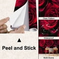 thumbnail image 4 of Peel and Stick Wallpaper Bouquet dark red roses Modern Art Wall Mural Decor Self Adhesive and Removable 100in x 144in, 4 of 8