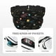 thumbnail image 5 of Fotbe Galaxy Cangurera Cuadrada con Estampado de Doble Capa, Bolsa de Cintura Ajustable Mini para Hombres y Mujeres, 5 of 9