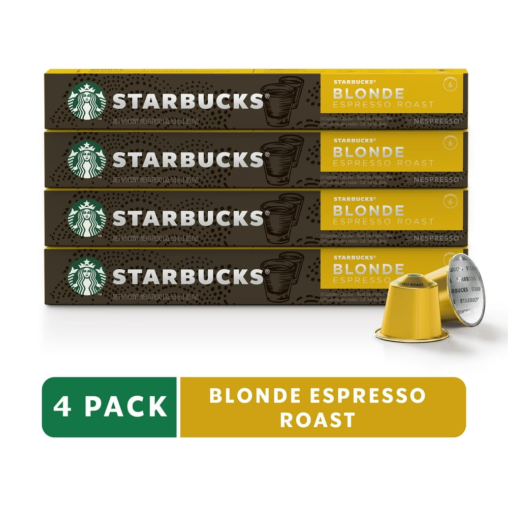 Starbucks by Nespresso, Blonde Roast Espresso (40count single serve