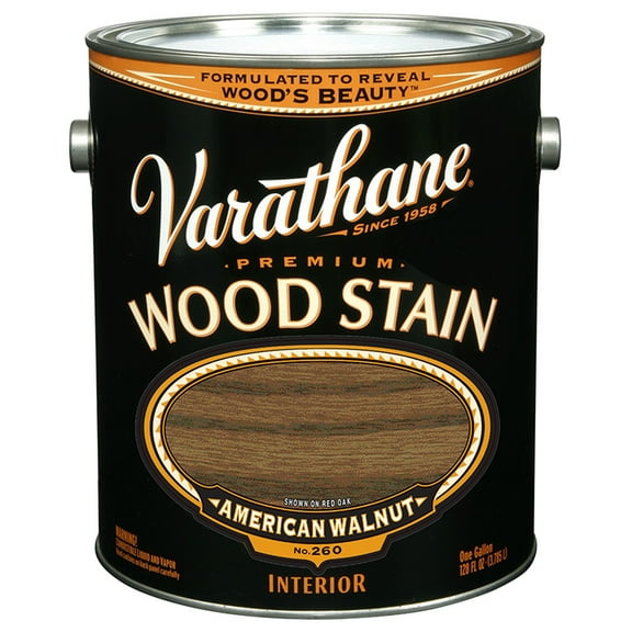 2-Pack of 1 gal Rust-Oleum 237998 American Walnut Varathane Oil-Based Interior Wood Stain