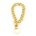 thumbnail image 3 of SPRING PARK Dog Choke Chain Collar Gold Cuban Link Dog Collar Stainless Steel Metal Slip Choker Collars Heavy Duty Chew Proof Walking, 3 of 7
