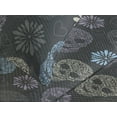 thumbnail image 3 of Ambesonne Modern Damask Quilted Coverlet 3 Pcs, Contemporary Skulls, King Size, Charcoal Grey Pale Lilac, 3 of 4