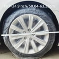 thumbnail image 3 of Transparent Car Wheel Covers – PVC Safety Tire Protectors, Simple Installation, Keeps Wheels Clean, Perfect for Dog Owners and Vehicle Maintenance, 3 of 5