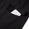 thumbnail image 2 of Betivan Men's Work Cargo Pants Solid Color Drawstring Adjustable Waist Multi Pockets Straight Leg Outdoor Sports Casual Work Long Trousers, 2 of 9