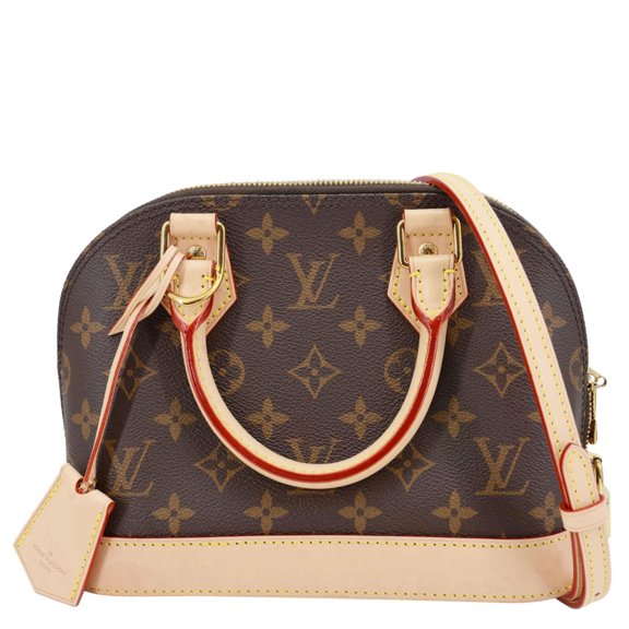Pre-Owned Louis Vuitton Alma BB Monogram Canvas Crossbody Bag Brown
