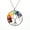 Straight Tree, #01 Rainbow, variant on US Seven-Chakra Tree of Life Healing Energy Pendant Crystal Meditation Necklace
