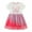 White, variant on WOLLED 2-7 Y Toddler Kids Girls Short Sleeve Dresses Butterfly Short Sleeve One Piece Dress Gradient Mesh Dresses for Girls