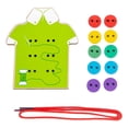thumbnail image 1 of Tablero de cordones Zulema Juguetes educativos Ropa Verde, 1 of 8
