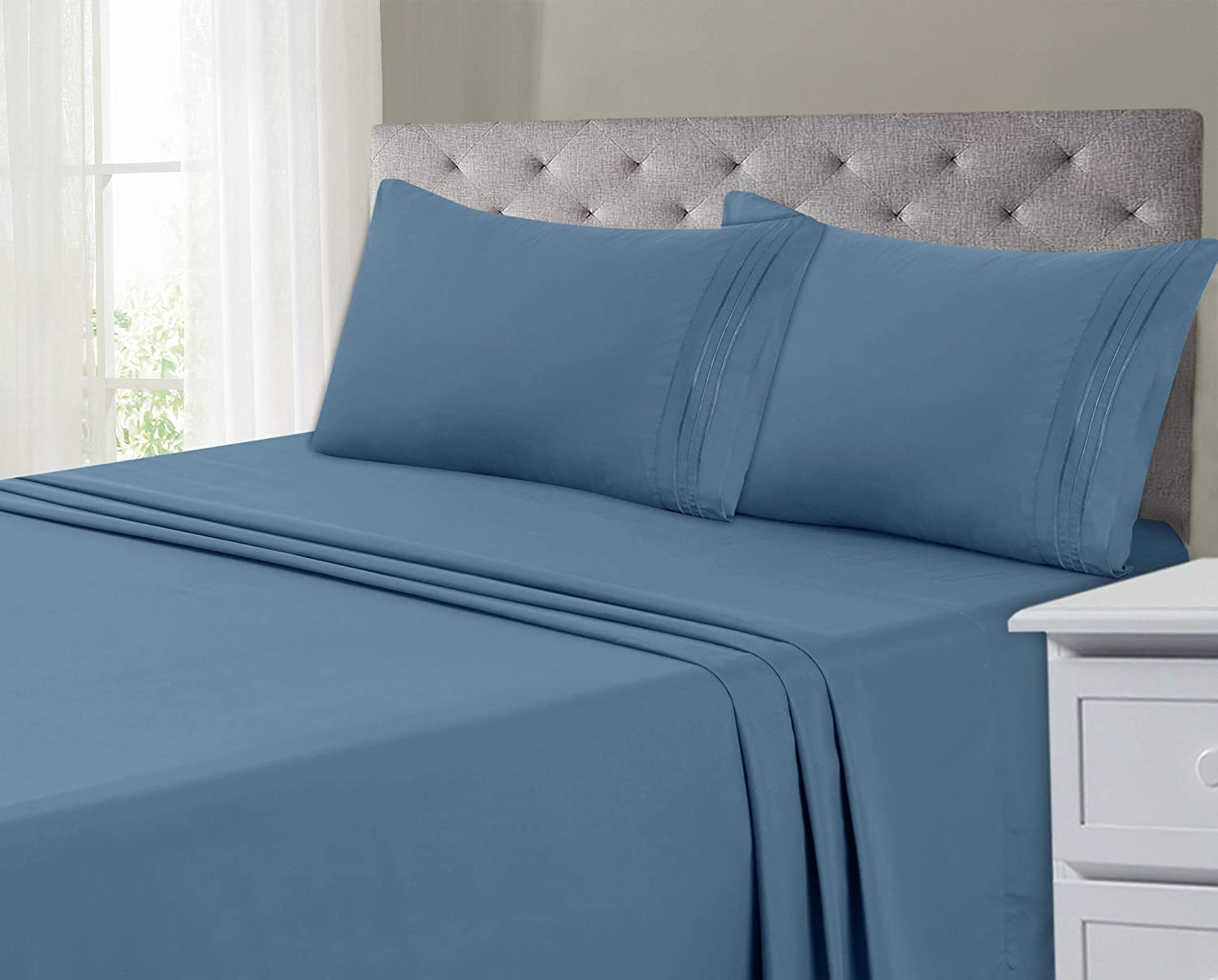 Super soft, cool and dry microfiber 1 piece of wrinklefree and faded