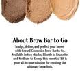 thumbnail image 4 of Gerard Cosmetics Brow Bar To Go - Blonde to Brunette , 0.15 oz Makeup, 4 of 6