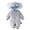 Grey-d, variant on Cute Elf Christmas Romper Featuring a 3D Cartoon Character Hood for Holiday Photos and Family Joy to Stay Soft and Stylish All Season