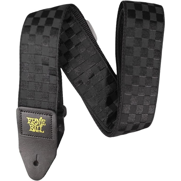 Ernie Ball EB5341 Jacquard Guitar Strap - Black Checkers (NEW