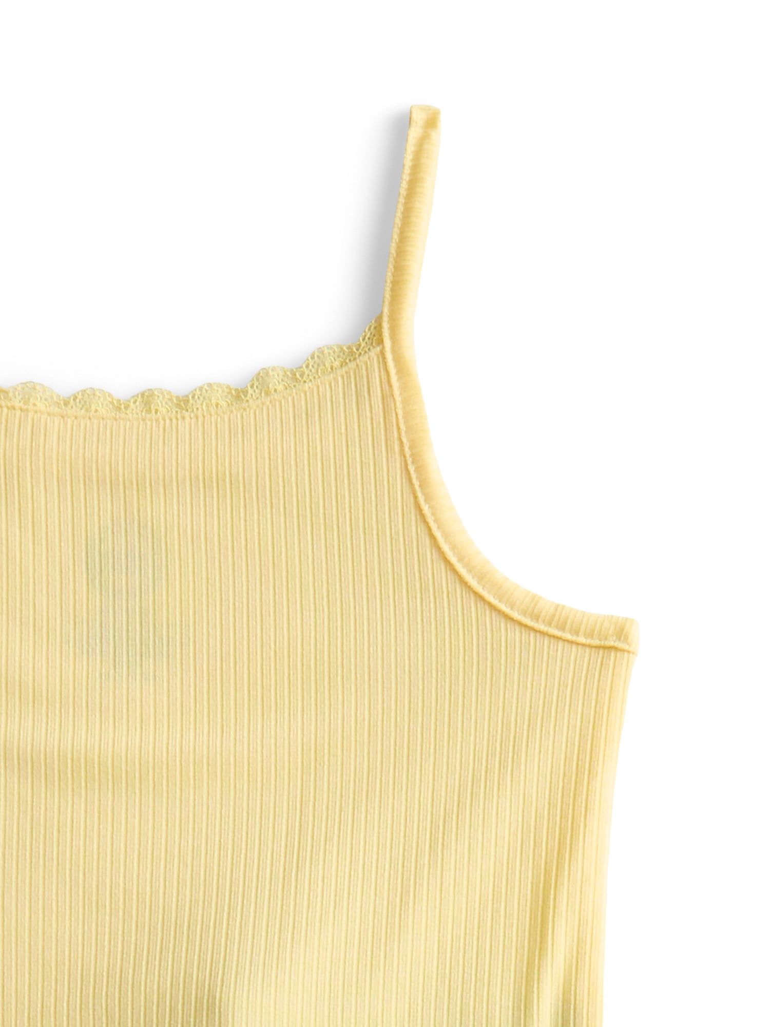 Wonder Nation Girls Tank Tops and Pants Sleep Set, 3-Piece, Sizes 4-18