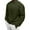 Army Green, variant on KeShDi Long Sleeve Shirts for Men Flannel Shirt Men Casual Fashion Solid Round-Neck Pullover Long Sleeve Sweatshirt Gray M