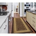 thumbnail image 3 of Ottomanson Ottohome Collection Non-Slip Rubberback Bordered Design Indoor Area Runner Rug/Entryway Mat, 3 of 7
