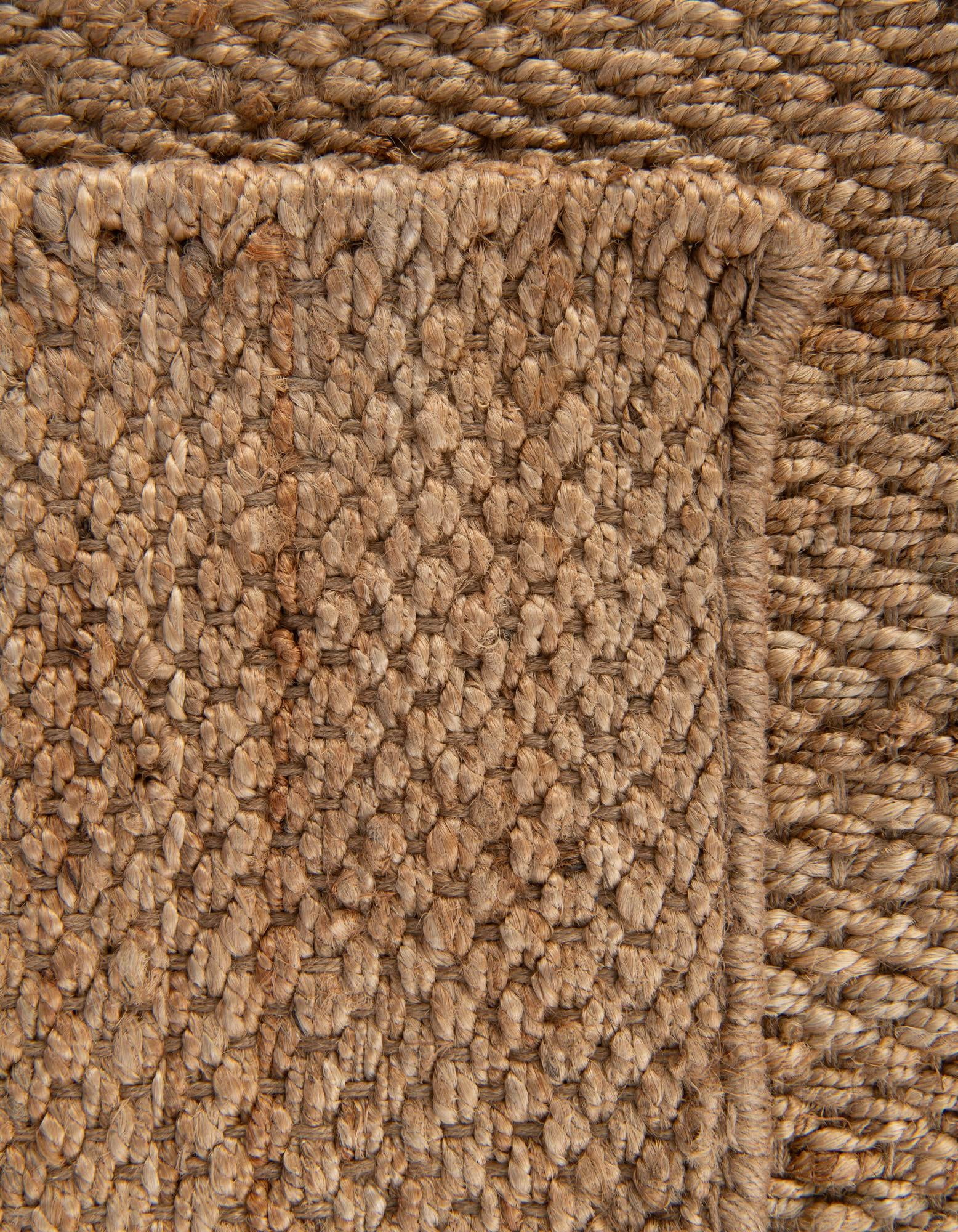 Unique Loom Chunky Jute Collection Area Rug - Amanda (2' x 3' 1" Rectangle Natural)