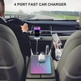 thumbnail image 3 of CJBZLCPCOO 2 Pack 4 Port 12V USB Outlet Aluminum Charger, 78W Dual PD & QC Multiple USB Port for Car, USB C Cigarette Lighter Replacement 12 Volt Socket with Voltmeter Waterproof for Marine Boat, 3 of 7