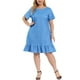 thumbnail image 1 of Vestido de mujer Agnes Orinda Cielo azul 1X, 1 of 7
