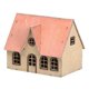 thumbnail image 2 of Kits de modelos de construcción de madera 1/72, rompecabezas de escenas de arquitectura, modelo de escena de arquitectura, diseño de paisaje para mesa Estilo E Sunnimix casa de modelos de construcción, 2 of 8