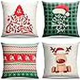 thumbnail image 1 of 4PCS Christmas Cushions Covers, Christmas Pillowcase, 1 of 5
