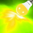 thumbnail image 4 of AmeriLuck Pack of 4 Yellow Colored A19 LED Bug Mosquito Light Bulb, 60W Equivalent (7W),, 4 of 4