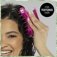 thumbnail image 6 of Conair x Tamera Mowry Housley Scalp Shampoo Massage Hair Brush, Pink, 6 of 7