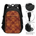 thumbnail image 3 of Fotbe fall Maple Mochila con Estampado y Puerto USB para Hombre y Mujer, Mochila Antirrobo, Mochila de Viaje, Mochila Escolar, Mochila Universitaria, 3 of 7