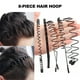 thumbnail image 3 of 8 Diademas De Metal Para Hombres Y Mujeres, Diademas Onduladas De Primavera, Accesorios De Moda Para La Cabeza, Adecuados Para Cabello Liso, Rizado Y Ondulado, Uso Diario,, 3 of 8