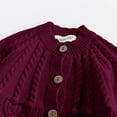 thumbnail image 3 of tarylea Newborn Baby Girl Boy Cardigan Long Sleeve Button Knitted Sweater Toddler Infant Cardigans, 3 of 6