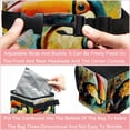 thumbnail image 4 of Toucan Mini Trash Can for Car: Foldable, Leak-Proof with Lid, Hanging Storage Bag - Car Trash Bin, 4 of 6