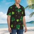 thumbnail image 5 of Disketp Hawaiian Shirts For Men,St. Patrick'S Day8 Print Mens Casual Short Sleeve Button Down Shirts Beach Shirt, 5 of 8