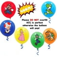 thumbnail image 5 of Latex Balloons, 24pcs Assorted Colors, Boys Department, Bros Themed Birthday Party Supplies, 5 of 5