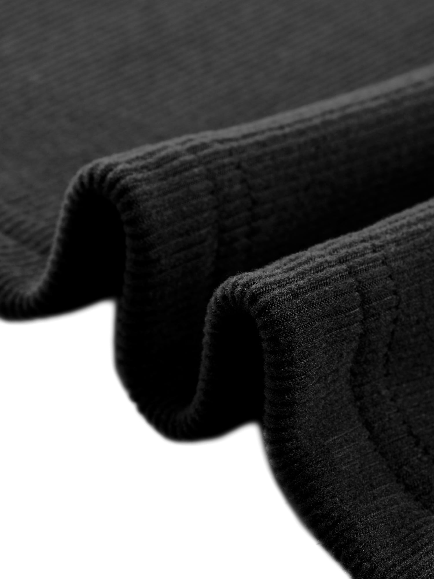 DARING DIVA Sweater Turtleneck Long Sleeve Ribbed Knit Maxi Dress L Black