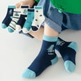 thumbnail image 2 of Odeerbi 5 PCS Dinosaur Cotton Crew Socks for Toddler Boys Girls Cute Soft Breathable Socks Children's Comfortable Socks, 2 of 5