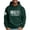 Dark Green, variant on Mens Hoodies Fleece American Hoodie Big and Tall Hooded American Flag Sweatshirt Casual Drawstring American Flag Sweater Men with Pocket Dark Green XL