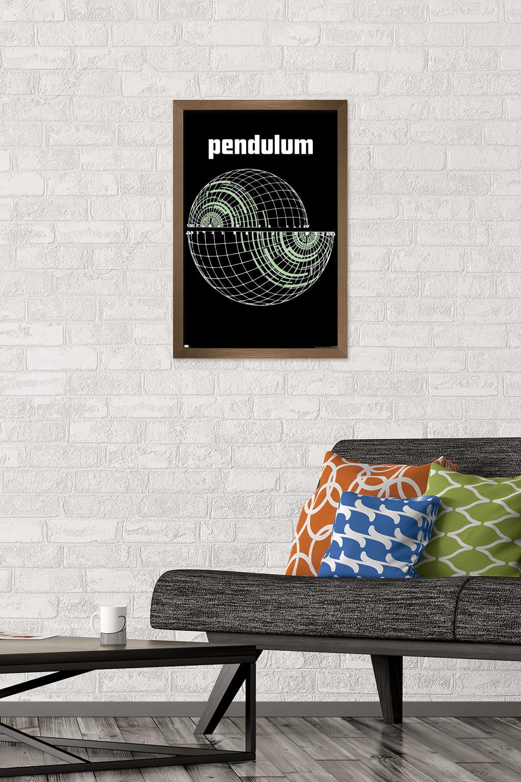 Pendulum - Globe Wall Poster, 14.725" x 22.375", Framed