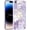 Christian-Purple, variant on Christian God Phone Case for iPhone 16 6.1", Clear Western Aesthetic Jesus Verse Bible Cross Design, Floral Flower Print Pattern Transparent Cover, Soft TPU Protection for iPhone 16